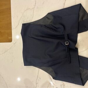 Zara Pinstripe Vest Cropped